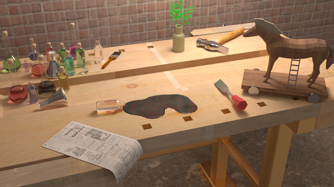 CS440 - Rendering Competition 2019 - Submission from Maxime Quentin Pisa